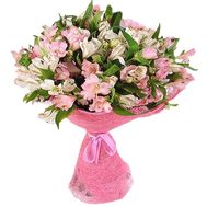 Bouquet of flowers from 17 alstromeries