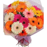 Bouquet of 21 gerbera flowers