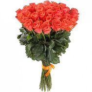 Букет із 41 помаранчевих троянд