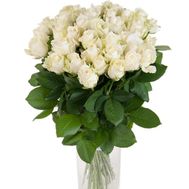 Bouquet of 33 white roses