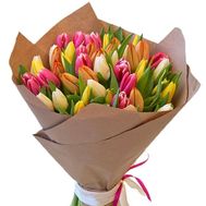 Букет тюльпанов в бумаге