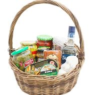 Food basket for gift