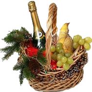 Новорічна подарунковий кошик