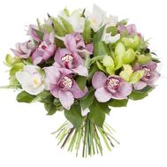 Оригинальный букет орхидей