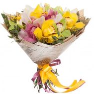 Удивительный букет орхидей