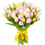 Удивительный букет тюльпан