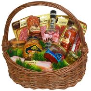 Смачна новорічна кошик на подарунок