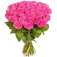 Bouquet of 41 pink roses