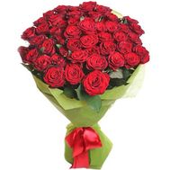 Букет из 51 красной розы