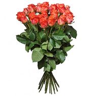 Букет із 25 помаранчевих троянд