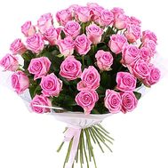 Букет из 51 розовой розы