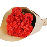 Orange roses in craft