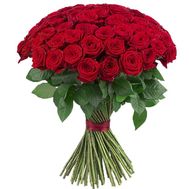 101 червона троянда 70 см