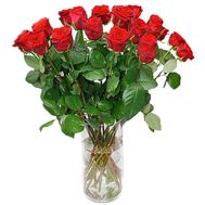 21 красная роза