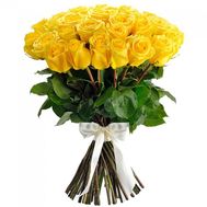 35 желтых роз в букете