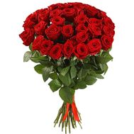 41 красная высокая роза