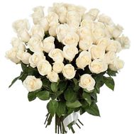 45 beautiful white roses
