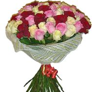 Букет із 65 троянд