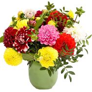 Душевный букет георгин