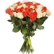 Обворожительный букет из 51 розы