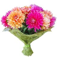 Осенний букет из георгин