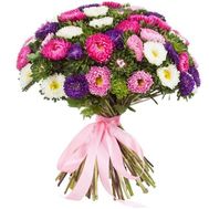 Шикарный букет из 51 астры