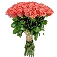 Чудовий букет помаранчевих троянд