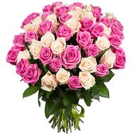 Жіночний букет троянд