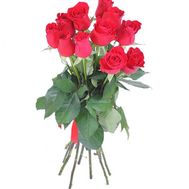 11 imported roses 80 cm