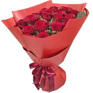 25 red roses for a man