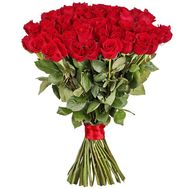 41 червона імпортна троянда 80 см