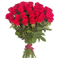 51 червона троянда 100 см