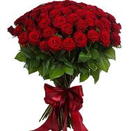 55 троянд 70 см