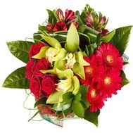 Bouquet of flowers for a guy or a man