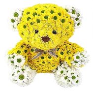 Композиція Ведмедик з квітів