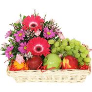 Корзина фруктов - Розовое утро