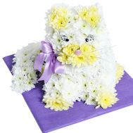 Котик з квітів