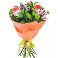 Laconic bouquet of flowers