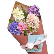 Маленький букет із гіацинтів