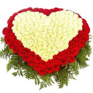 Серце з 251 троянди