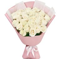 Vertical bouquet of roses for men