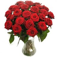 Букет из 25 красных роз