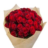 Букет из 35 красных роз