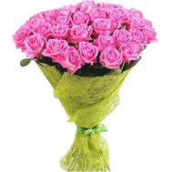 Bouquet of 45 pink roses