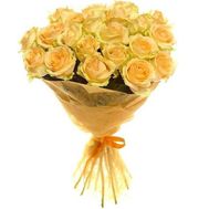 Bouquet of 21 yellow roses
