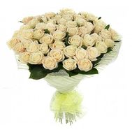 Букет из 55 кремовых роз