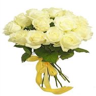 Bouquet of 17 white roses