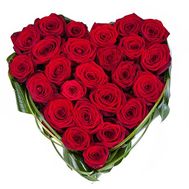 25 red roses