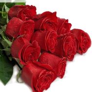 Bouquet of 11 import meter roses