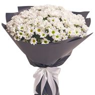 Bouquet of 17 white chrysanthemums